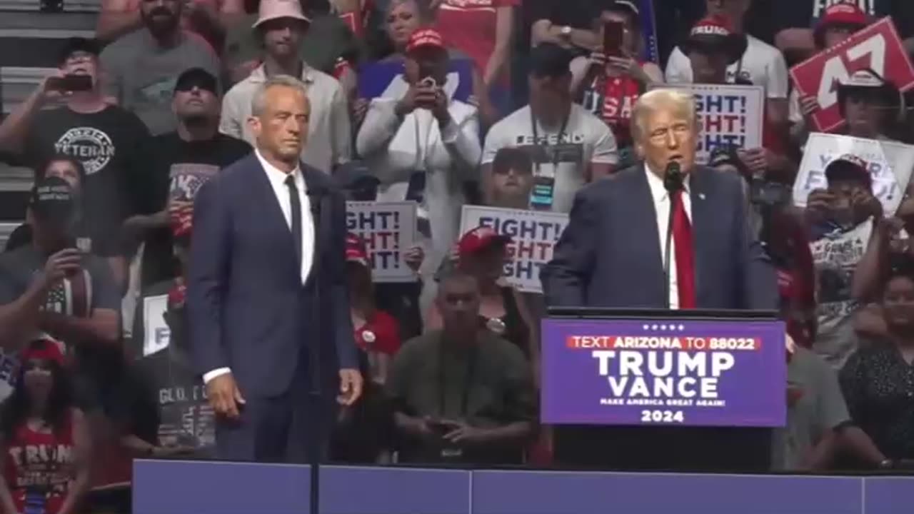 PRESIDENT TRUMP in Glendale, AZ - ANNOUNCING ROBERT KENNEDY JR.