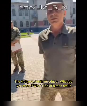 In Poltava a local brave man resisted mobilization and confronted the Ukrainian recruitment officers