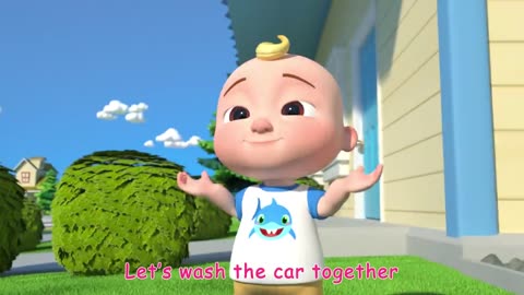 Car Wash Song _ CoComelon Nursery Rhymes & kids Songs