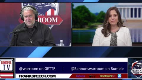 Elise Joins Steve Bannon's War Room. 06.09.22