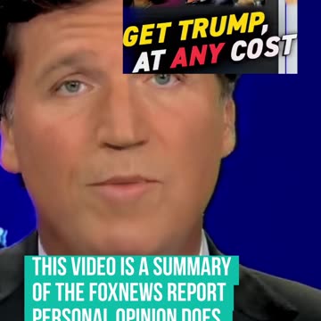 Tucker Carlson, Trump Is The Subject Of A Grand Jury Investigation In Manhattan