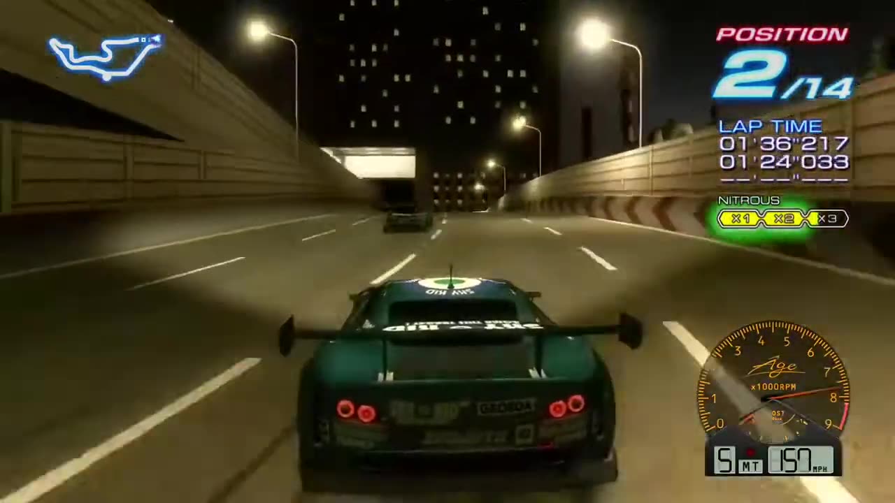 Ridge Racer 6 Expert Route #12 Gameplay(Career Walkthrough)