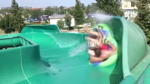 WATER SLIDE FAILS COMPILATION