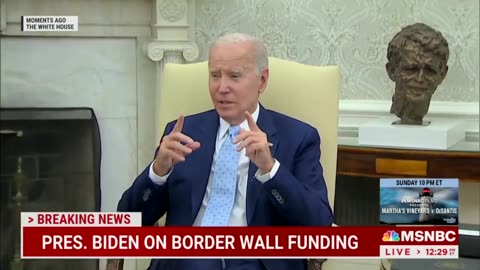 Joe Biden Is Trying To Reappropriate Money Away From The Border Wall