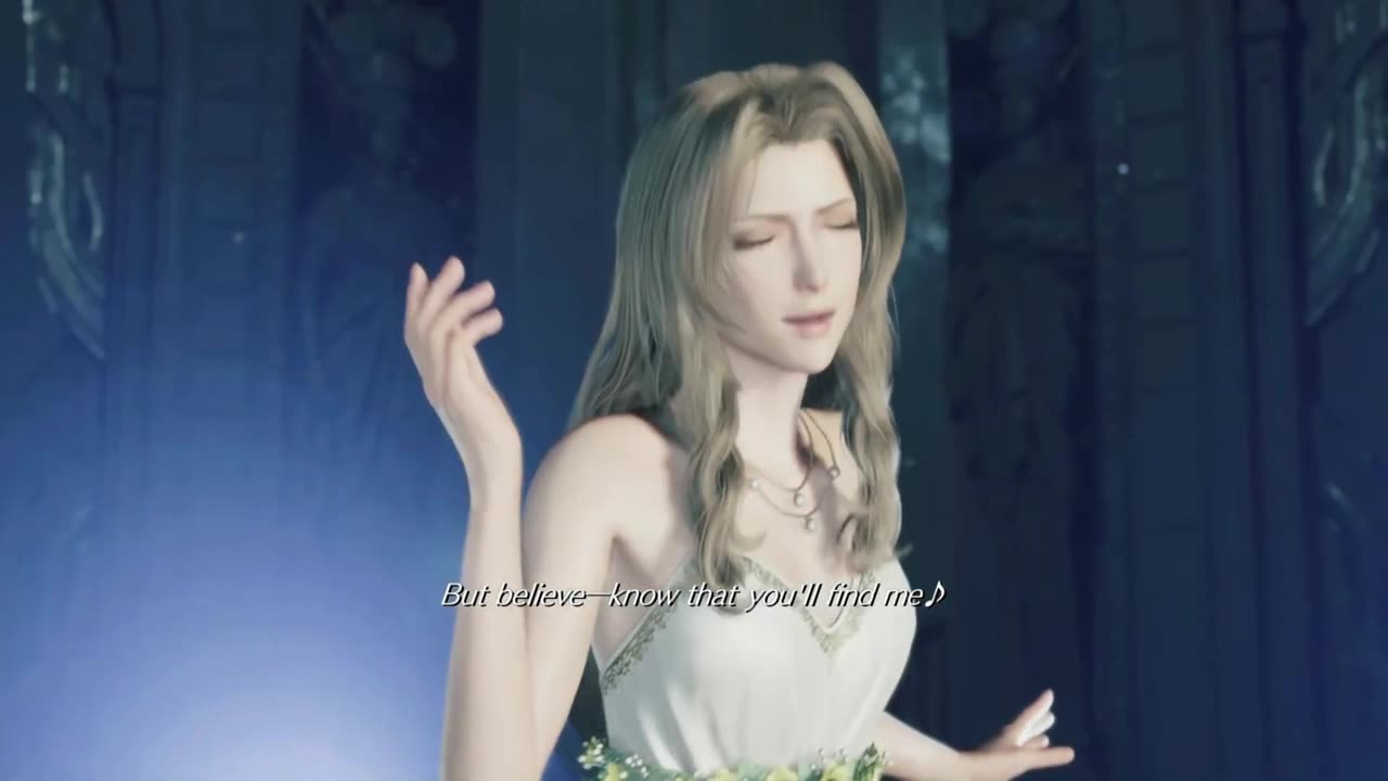 If Aerith actually sang No Promises to Keep during the performance FF7 Rebirth