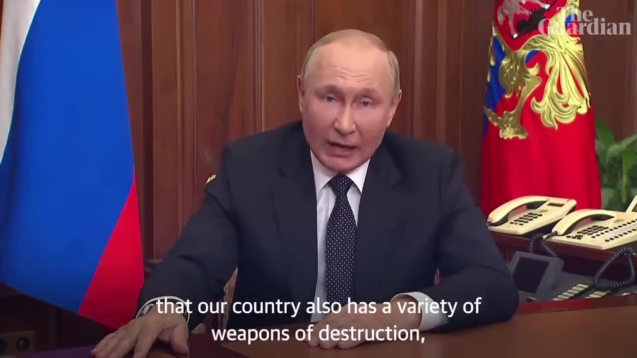 'I'm not bluffing'_ Putin warns the west over nuclear weapons