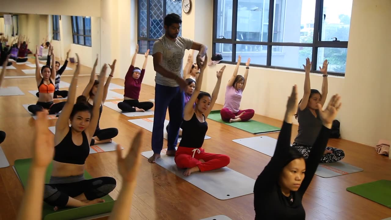 Women Yoga Class