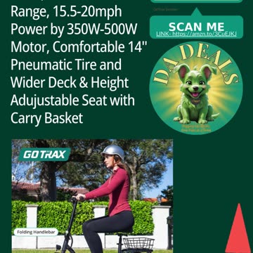 🌟 Meet the Gotrax Electric Scooter with Seat for Adults!