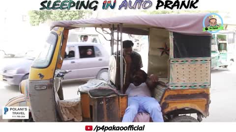 SLEEPING IN AUTO PRANK By Asim Sanata & Ahmed In Hit Entertainment_2022