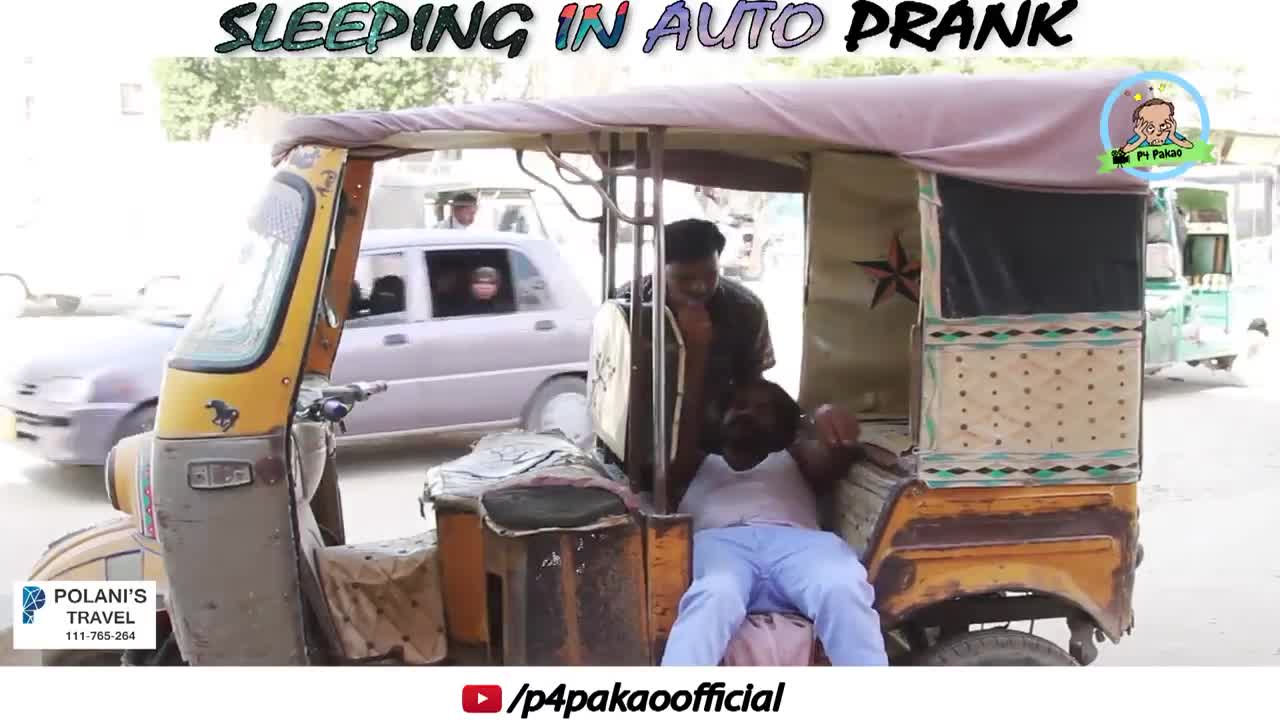 SLEEPING IN AUTO PRANK By Asim Sanata & Ahmed In Hit Entertainment_2022