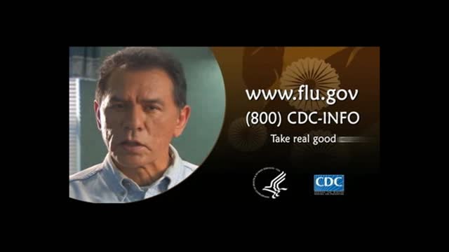 The CDC Wes Studi: Don’t Get Don’t Spread. H1N1