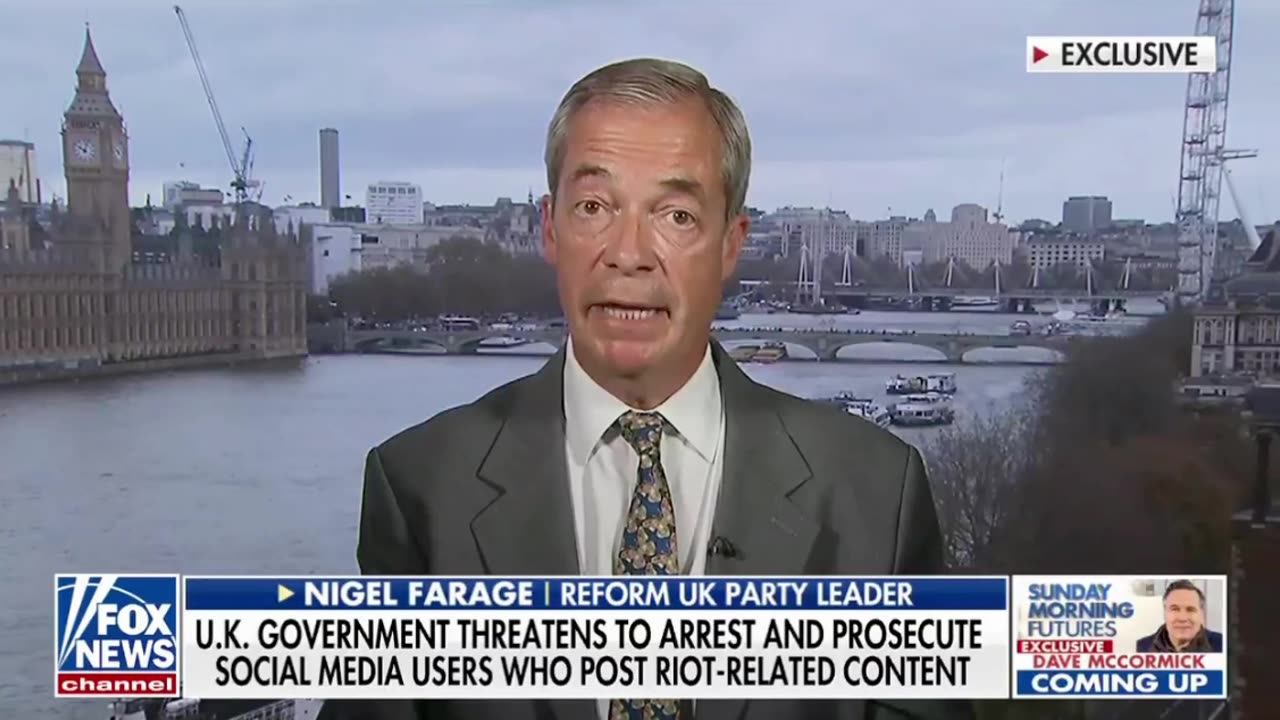 Nigel Farage on the situation in the UK