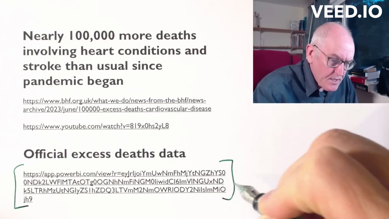 Excess heart deaths