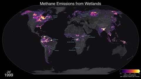 Methane Emissions from Wetlands