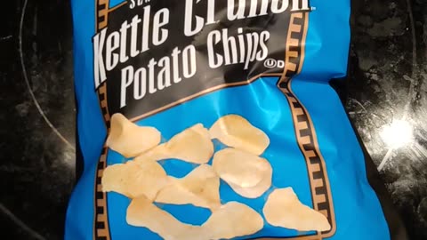 Eating Brickman's Sea Salt & Vinegar Kettle Crunch Potato Chips, Dbn, MI, 9/6/24