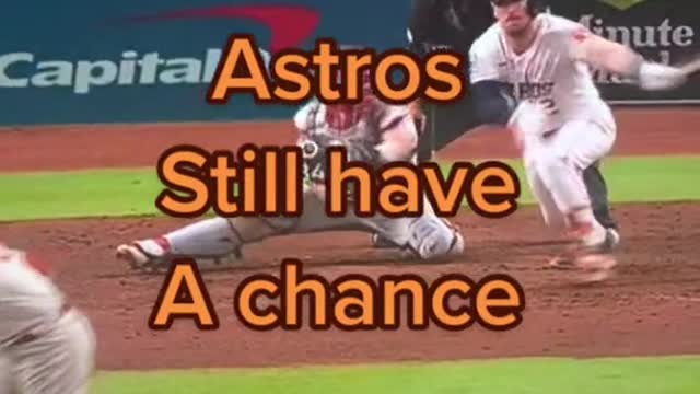 Alex Bregman double the Houston Astro still have a chance