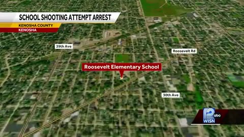 MASS SHOOTING THWARTED: 13-year-old gunman tried to enter Roosevelt Elementary School in Kenosha, Wi