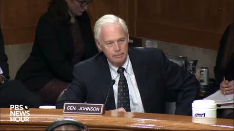 Senator Ron Johnson rips FBI Director Wray over election interference.