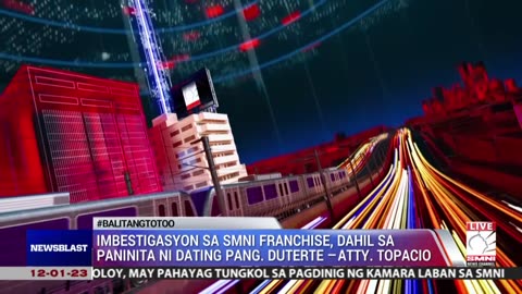Imbestigasyon sa SMNI franchise, dahil sa paninita ni dating Pang. Duterte —Atty. Topacio