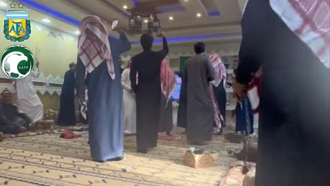 crazy fan reaction of Saudi Arabia