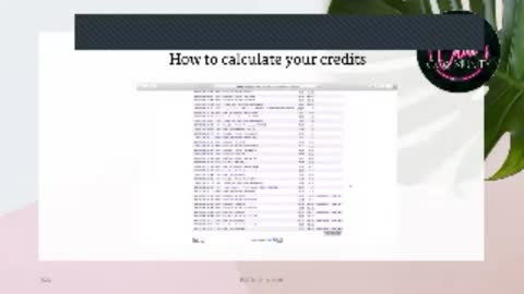 Lets talk credits