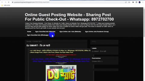 How To Add Page URL Link on Blogspot Website