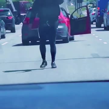 Instant Karma In Road Rage Incident!! #viral #roadrage