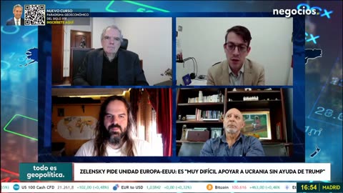 "Zelensky se está quedando sin tiempo. Cuando llegue Trump, tiene las horas contadas". González