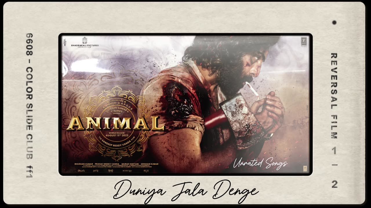ANIMAL: Saari Duniya Jalaa Denge | B praak |Badlan Nain Meeh Paya hai