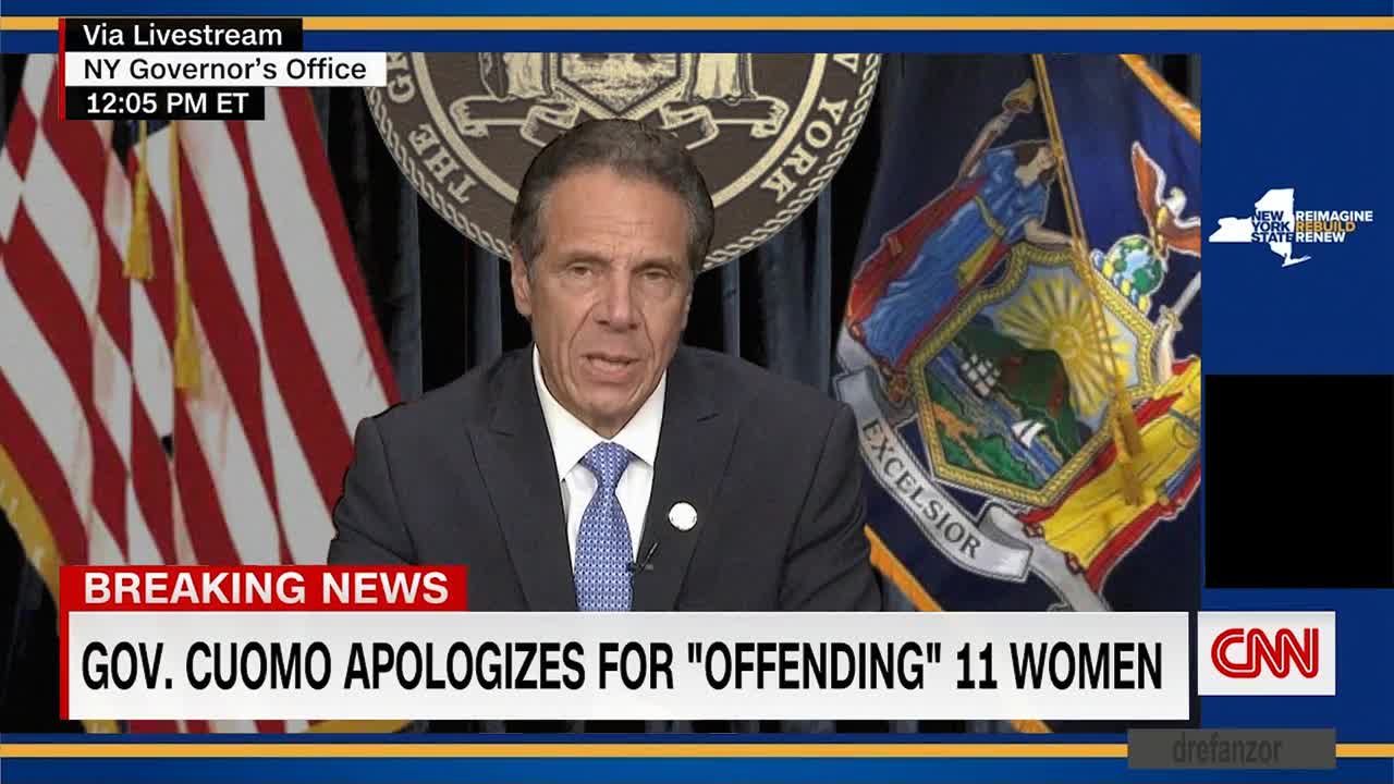 Cuomo Apologies For "Offending" 11 Women