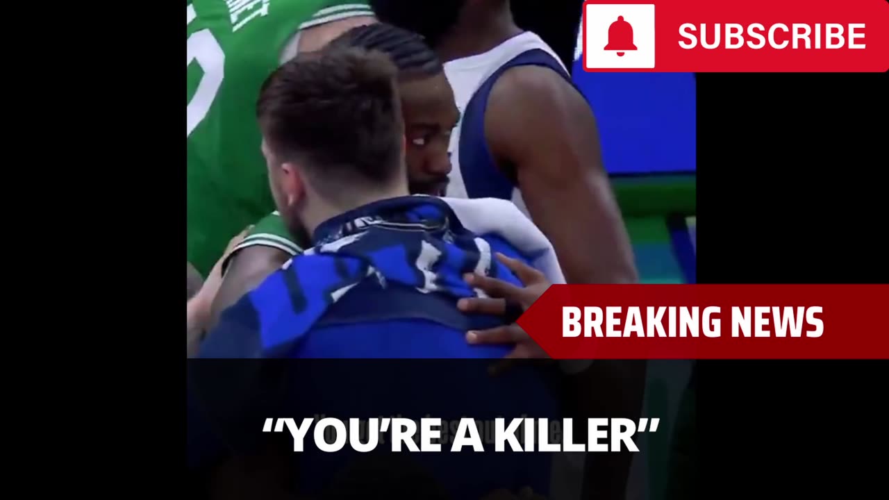 Here Is What Jaylen Brown Said To Luka After The NBA Finals