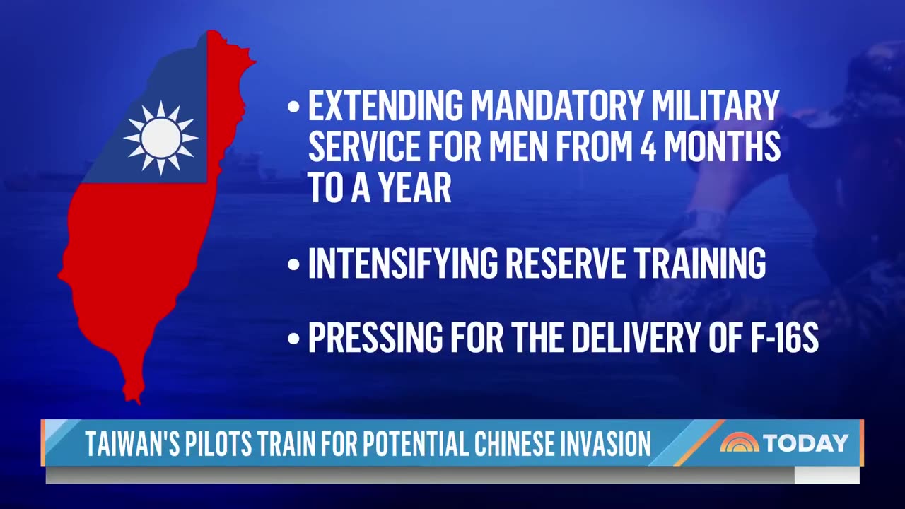 Taiwan’s pilots train for potential Chinese invasion
