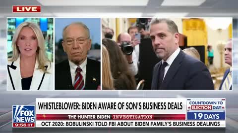 Grassley: We're following the Hunter Biden money until we get answers