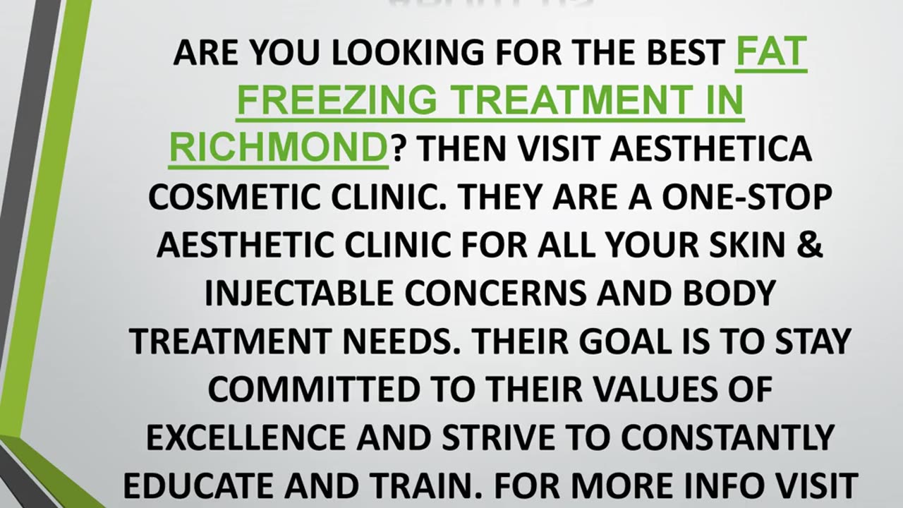 Best Fat Freezing Treatment in Richmond