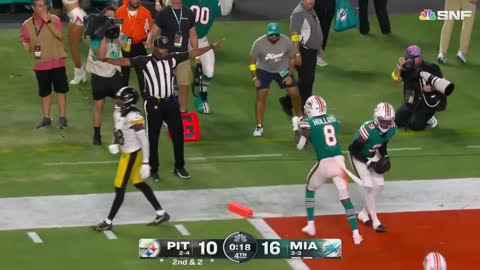 Kenny Pickett throws GAME-LOSING INT to Noah Igbinoghene & Dolphins win