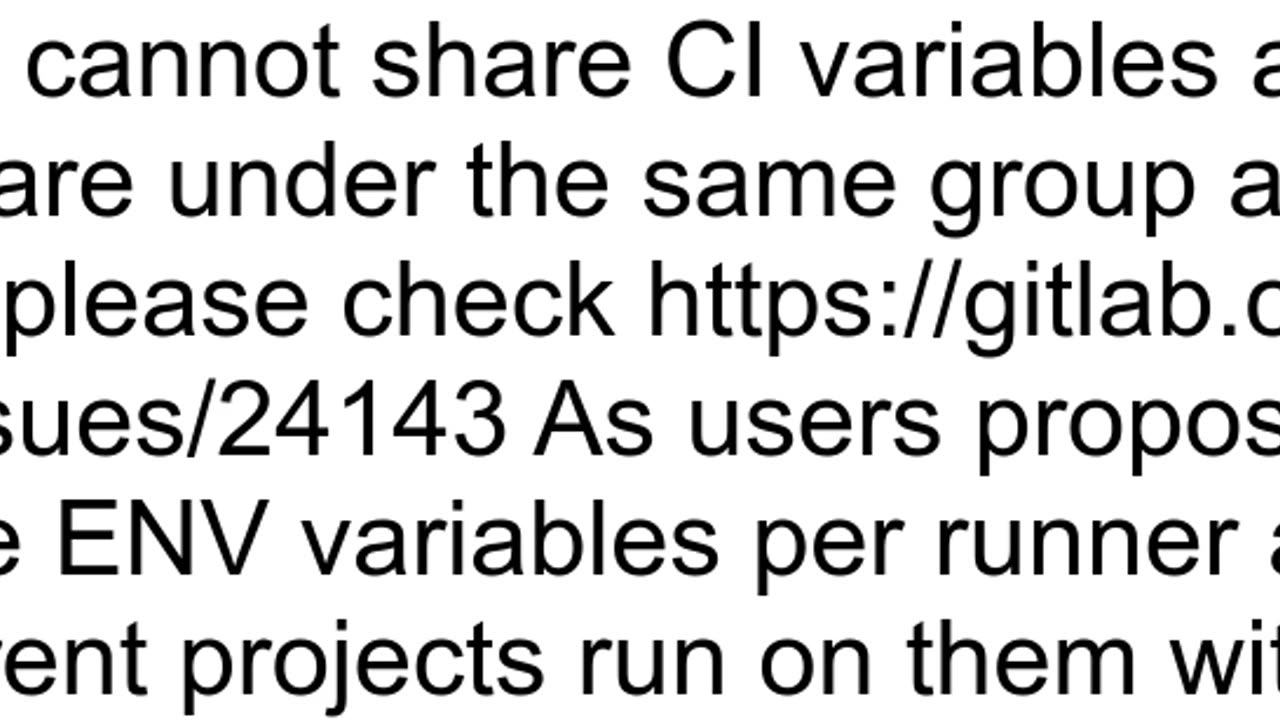 How to Access gitlab variables from another repo