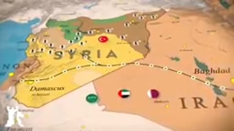 Isreals March to Damascus ..Graphically displayed