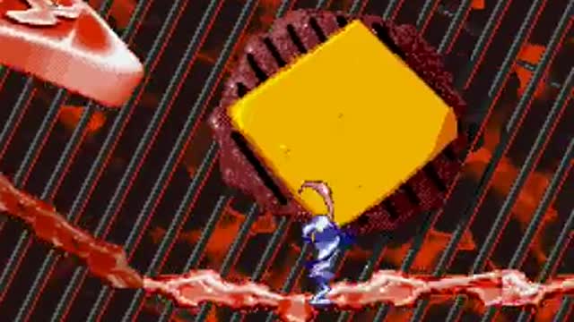 Earthworm Jim 2 (SNES) Secret Level_Cut