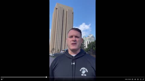I am Capt. Kuehne, USMC (Ret.) I was released from Federal Prison yesterday