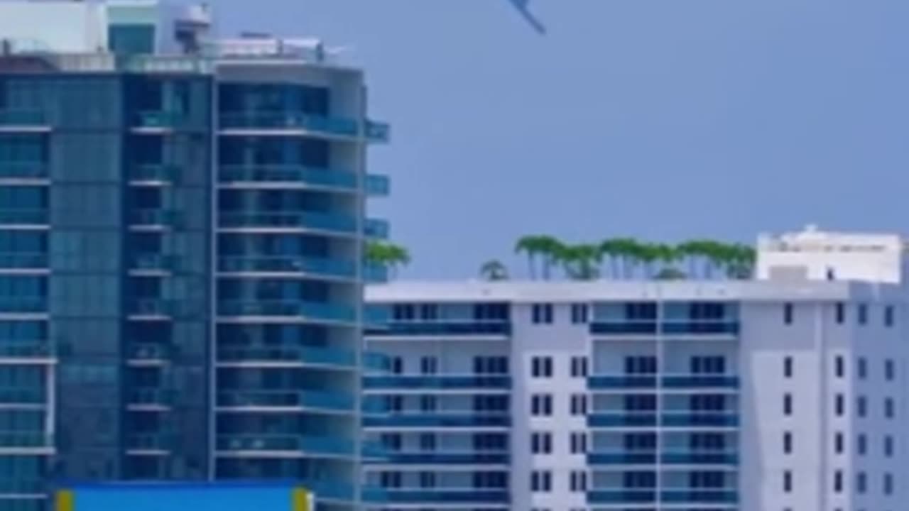 B-2 Stealth Bomber Fly-by Over Miami Beach