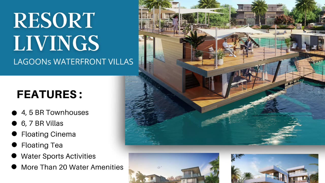 Resort Livings Lagoons Waterfront Villas at Damac Lagoons