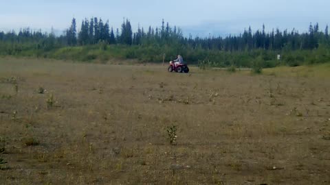 July 4 wheeling with mosquitoes