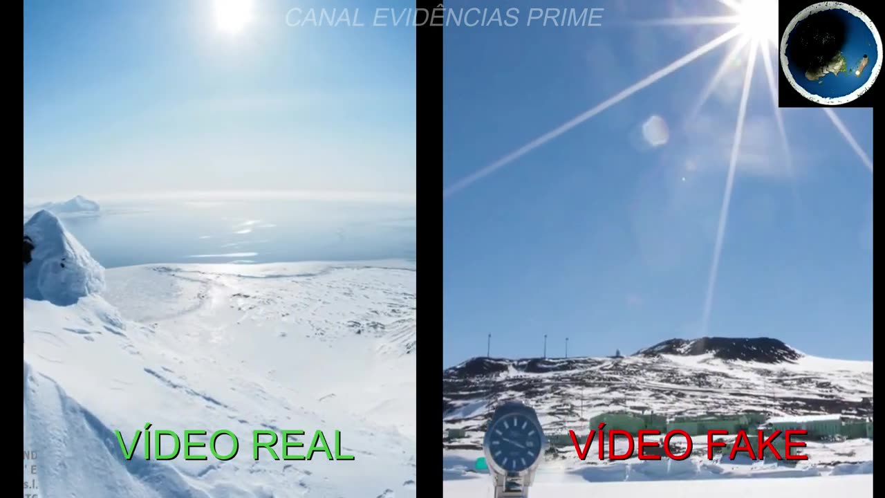 Canal Evidências - 8tcayvLa3As - VOCÊ DECIDE SE É REAL OU NÃO SOL DE 24 HORAS NA ANTÁRTIDA