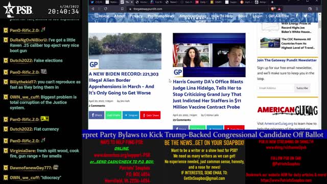 2022-04-20 20:00 EDT - Modern Day America: with LC Mac