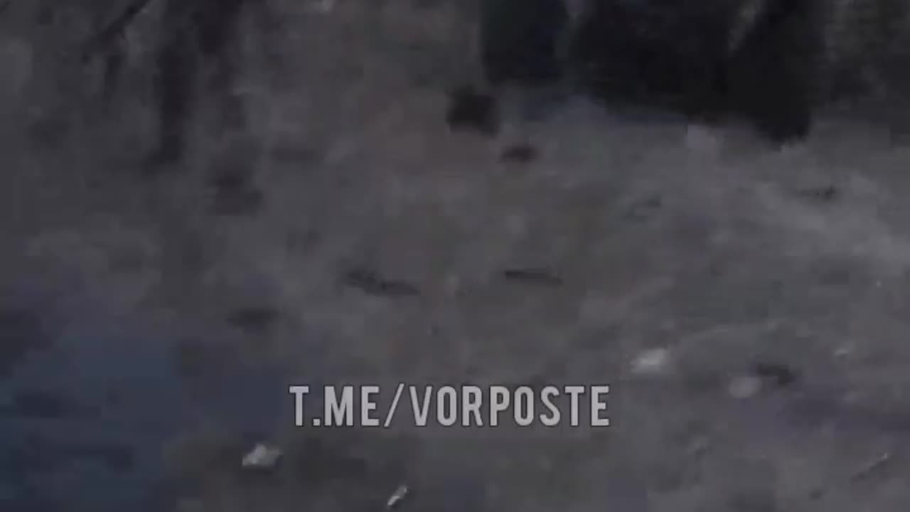 Footage of a destroyed AFU convoy, including NATO equipment.