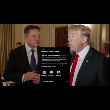 Elon Musk Endorses Trump on X | Record-Breaking Interview Shocks Viewers