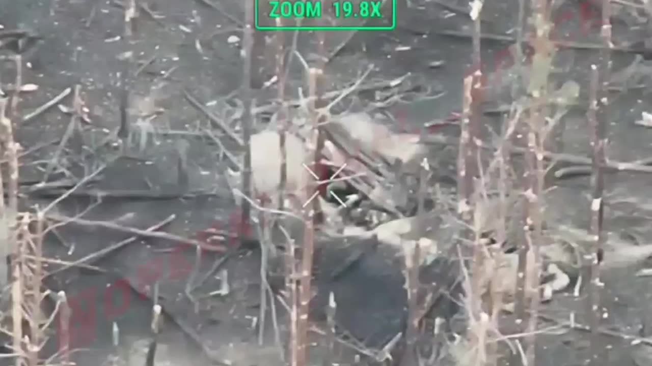 Russian stormtroopers engage a Ukrainian soldier in his trench and take the position