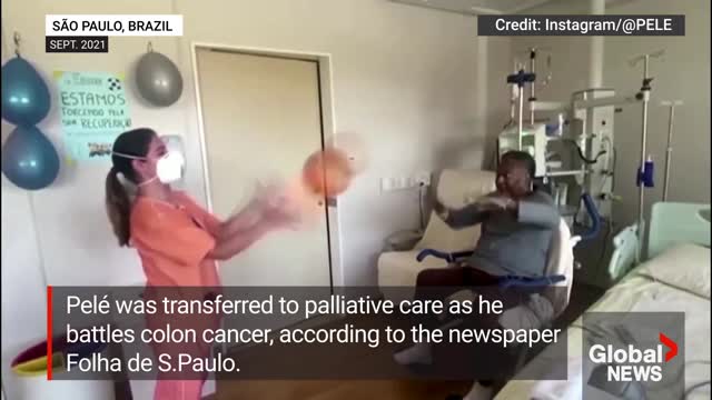 Pelé moved to end-of-life care in hospital, Brazil soccer fans show support