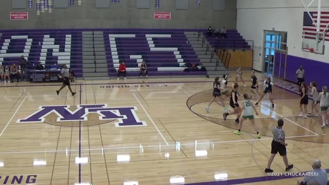 103121 Lake Washington HS girls basketball Fall League championship Stanwood vs Woodinville