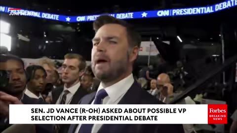 JD Vance Asked Point Blank If He's Been Told If Trump Has Or Has Not Picked Him For Vice President